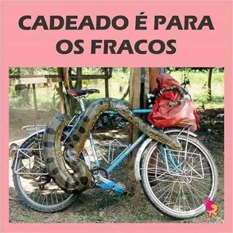 Cadeado é para os fracos