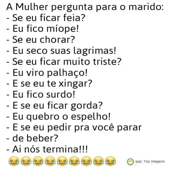 Ta pedindo muito