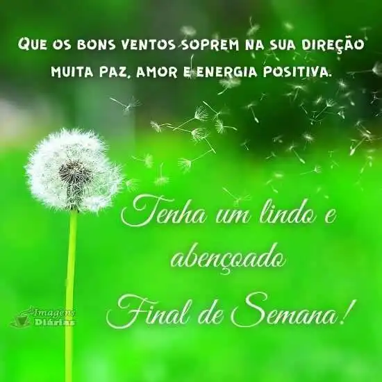 Abençoado final de semana