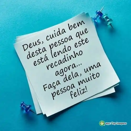 Deus cuida desta pessoa