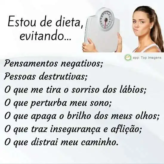 Estou de dieta