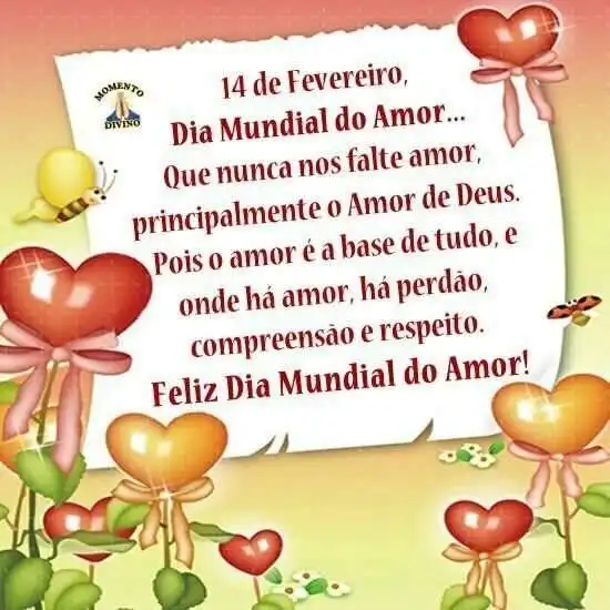 Feliz Dia Mundial do Amor