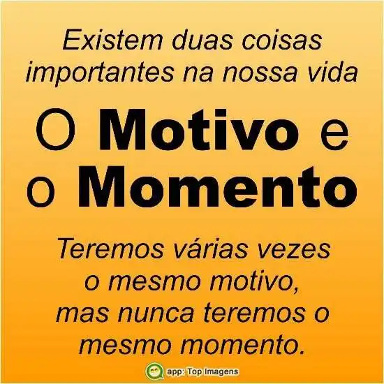 Motivo e momento