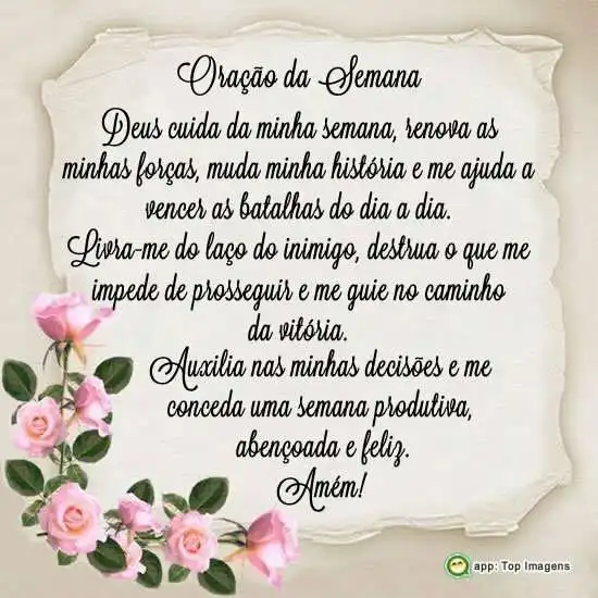 Oração da Semana