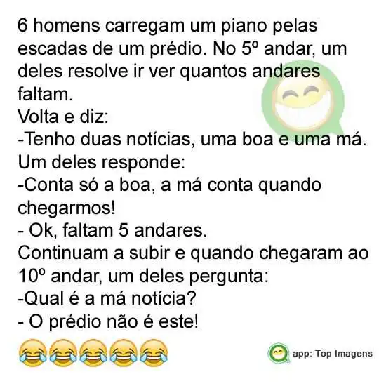 Piada duas notícias