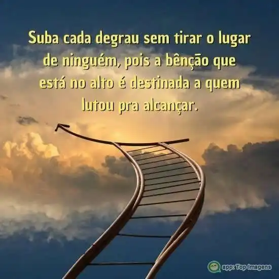 Suba sem tirar o lugar de ninguém