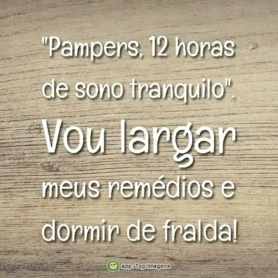 Vou largar meus remédios