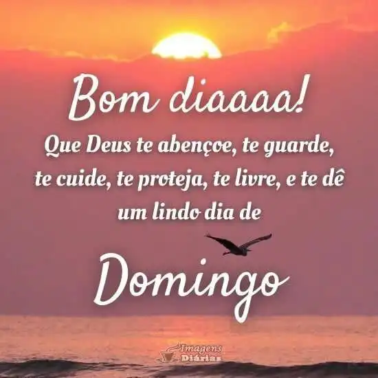 Bom dia e bom domingo