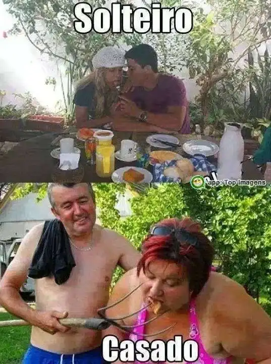 Diferença entre solteiro e casado