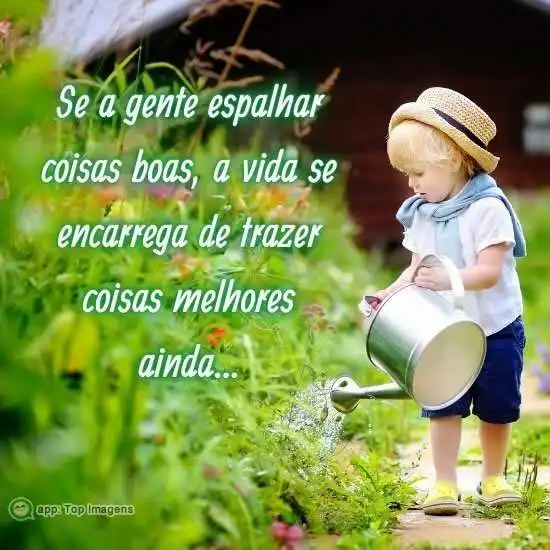 Espalhar coisas boas