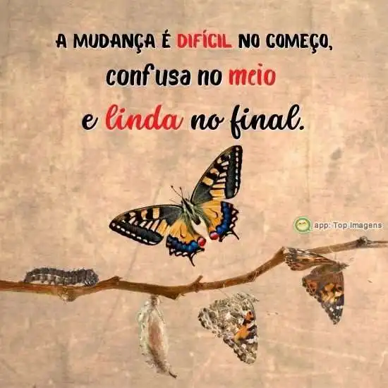 A mudança é difícil no começo