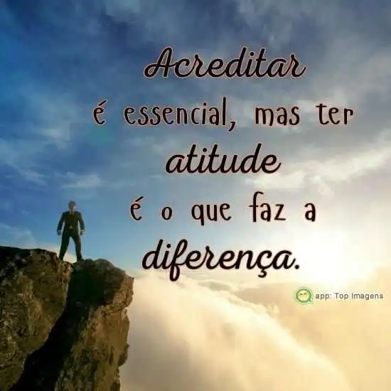 Atitude faz a direfença