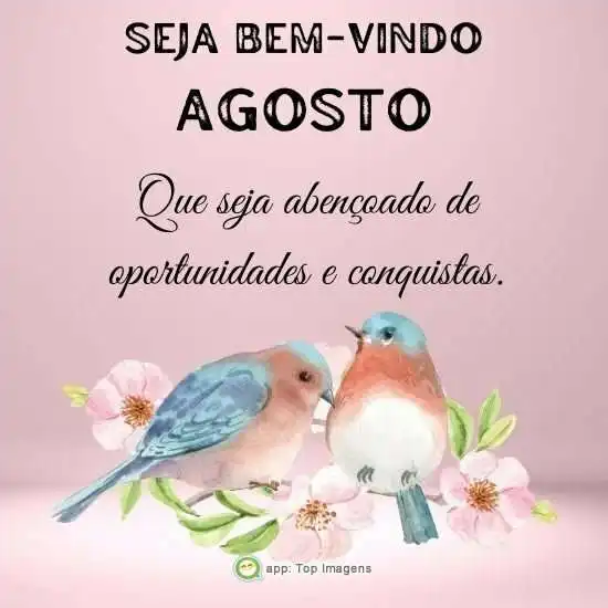 Bem-vindo agosto