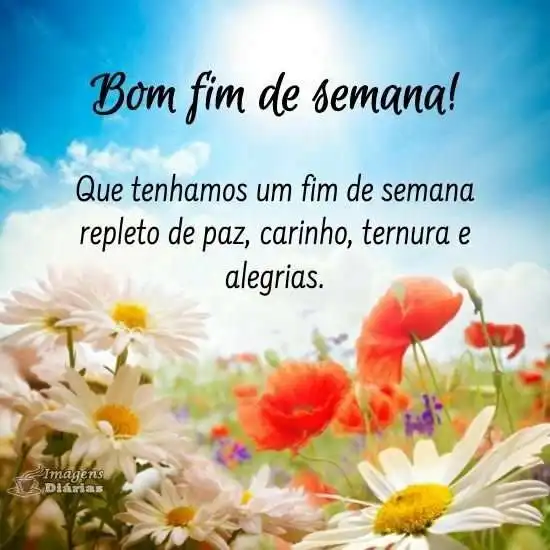 Bom fim de semana