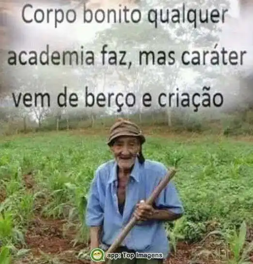 Caráter vem de berço