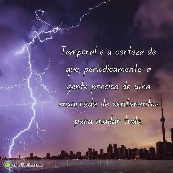 Enxurrada de sentimentos