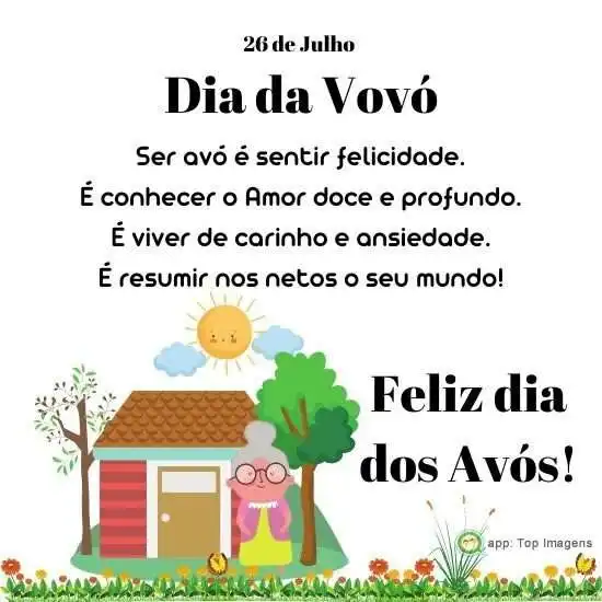 Feliz dia dos avós