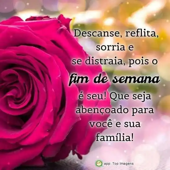 Feliz fim de semana