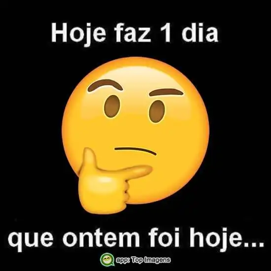 Hoje faz um dia