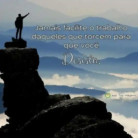 Jamais facilite o trabalho