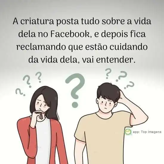 Posta tudo no facebook