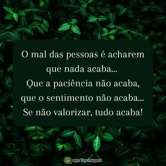 Valorizar o que é importante