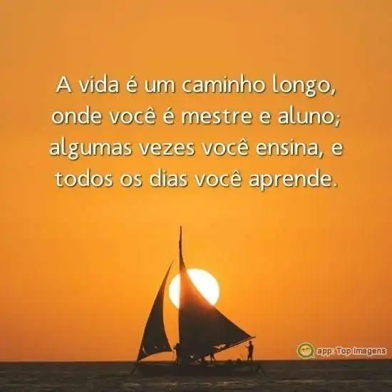 A vida é um caminho longo