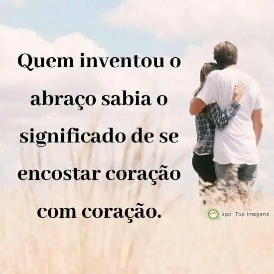 Abraço de coração