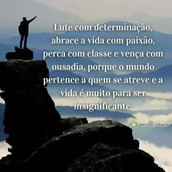 Lute com determinação
