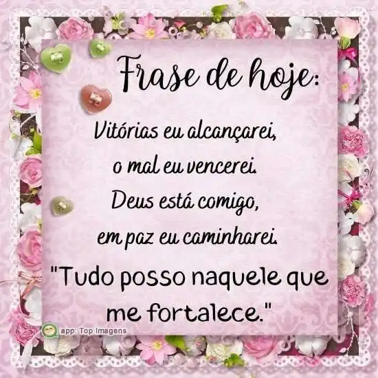 Vitórias eu alcançarei