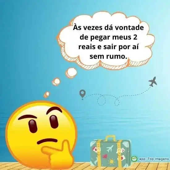 Vontade de sair sem rumo