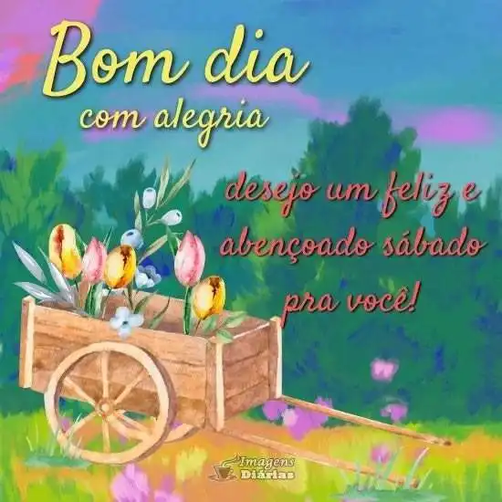 Bom dia e abençoado sábado