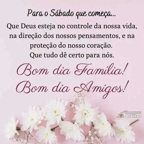 Bom dia sábado
