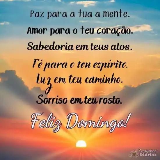 Feliz domingo
