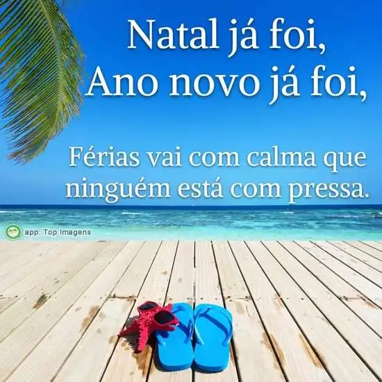 Férias vai com calma