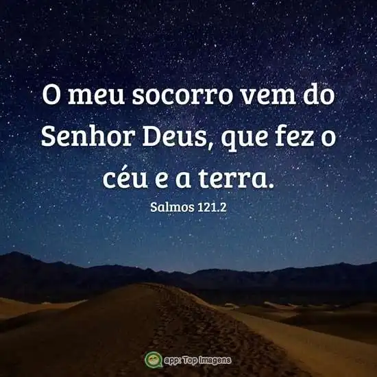 Meu socorro vem do Senhor Deus