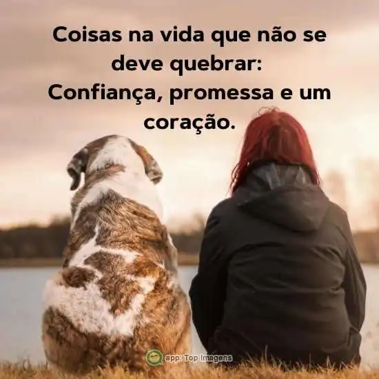 Não se deve quebrar