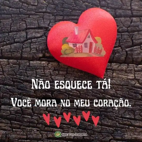 Você mora no meu coração