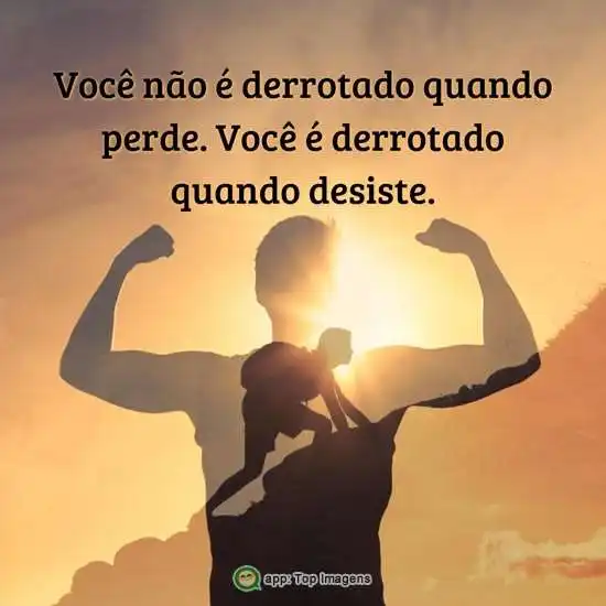 Você não é derrotado