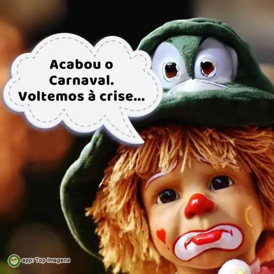 Acabou o carnaval