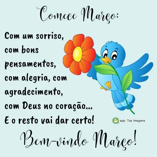 Bem-vindo Março