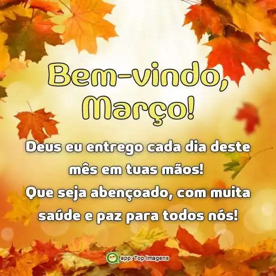 Bem-vindo março