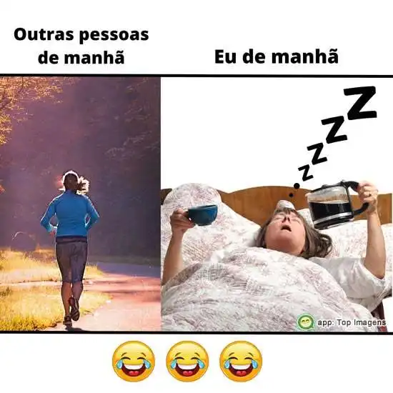 Eu de manhã
