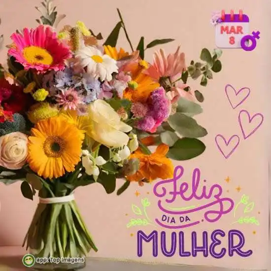 Feliz dia da mulher