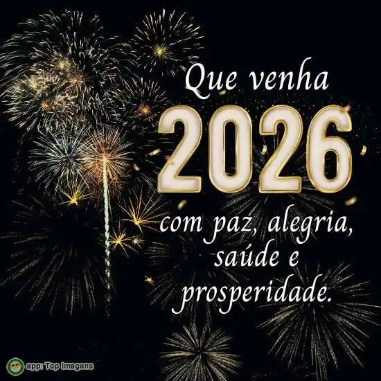 Que venha 2026
