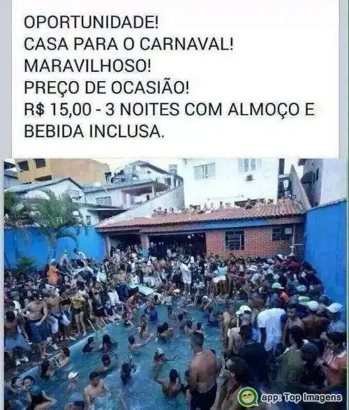 Casa para o carnaval