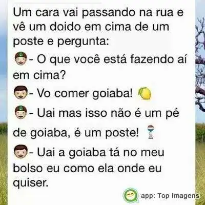 Doido comendo goiaba