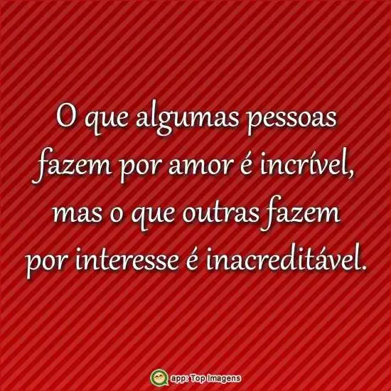 Amor e interesse