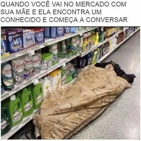 Conhecido no supermercado