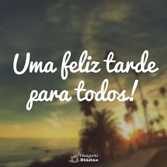 Feliz tarde para todos